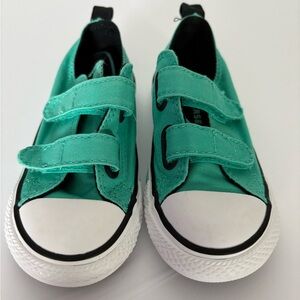 Converse Kids Teal Canvas Sneakers